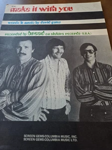 Make It With You Klavier Gesang Gitarre Noten David Gates/Brot - Bild 1 von 1