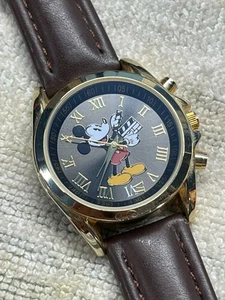 Orologio Topolino Disney Accutime Watch Corp cinturino in vera pelle DS1100 - Foto 1 di 3
