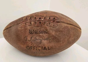 Vintage Wilson 1970s OJ Simpson F1144 NFL Cowhide Football No Bladder Display - Picture 1 of 7