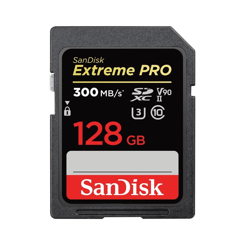SanDisk Extreme Pro 128GB SD Class 10 SDXC Memory Card - SDSDXDK-128G-GN4IN