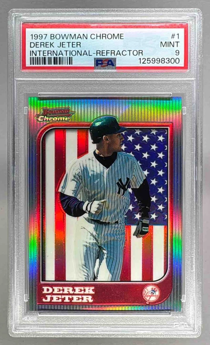 Bowman Derek Jeter Baseball Sports Trading Cards & Accessories for