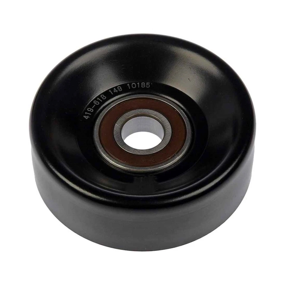 For Dodge Spirit 1991-1995 Idler Pulley | Steel | Serpentine Belt | Black Color - Image 1 of 4