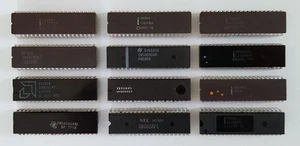 Intel National Semi AMD TI Tesla 8080A 8080A-1 Intel MCS-80 Family CPU Sammlung - Bild 1 von 1