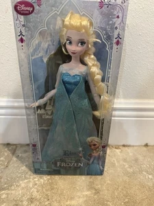 Disney Store Escl. Prima Uscita Classic Frozen Doll Elsa Autentica 12” NUOVA! Nuovo con scatola - Foto 1 di 2