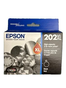 Original Epson 202XL schwarze Tintenpatrone T202XL - neu Ablaufdatum 07/2026 - Bild 1 von 2