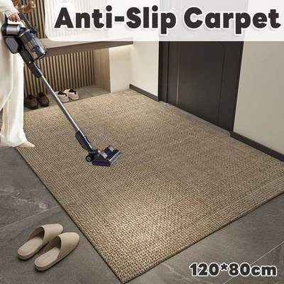 Jute Rug Handmade Area Rug Rectangle Jute Carpet Beige for Home D??cor Flooring - image 1 of 4