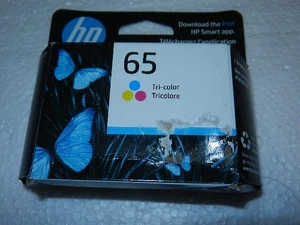 NUEVO OEM Genuino HP 65 Cartucho de Tinta Tricolor caducado 06/26 hp65 tricolor N9K01AN - Imagen 1 de 11