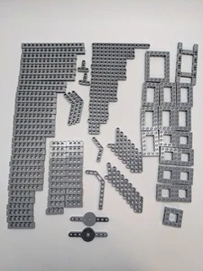 119pcs LEGO TECHNIC Liftarms Bricks Thick 1x3 1x4 1x5 1x7 Gray Beams - Picture 1 of 8