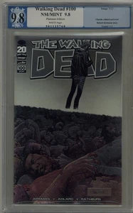 THE WALKING DEAD #100 PGX 9.8 PLATINUM WHITE PAGES IMAGE 2012 - Picture 1 of 2