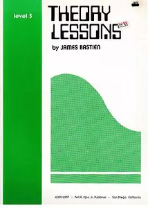 Theory Lessons, Level Three, Bastien NEW - Picture 1 of 1
