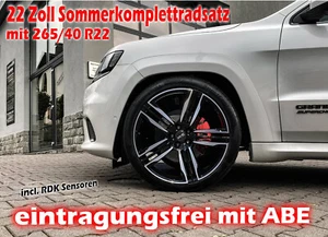 22 Zoll Alufelgen Reifen Kompletträder Sommerräder Jeep Grand Cherokee WK - Bild 1 von 8