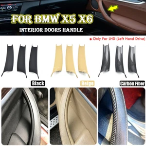 3PCS Interior Door Handle Panel Pull Cover Trim For BMW X5 X6 E70 E71 2007-2013 - Picture 1 of 41