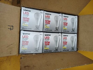 SATCO S8543 LED A21 3-WAY 5/15/21W LIGHT BULBS 25K HRS 3K 6-PACK - Picture 1 of 5