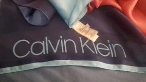 Calvin Klein sehr langer durchsichtiger Schal Kopftuch MEHRFARBIGER VERSANDKOSTENFREI - Bild 1 von 3