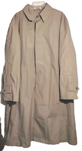 HERREN "EXECUTIVE COLLECTION" ALLWETTER TRENCHCOAT --HELLBRAUN-REISSVERSCHLUSSFUTTER- 42 -SCHÖN! - Bild 1 von 3