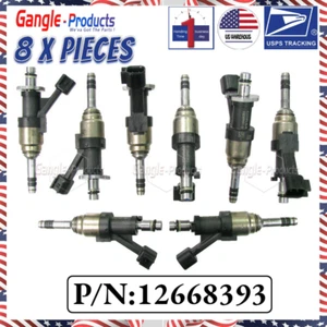 Juego de 8 nuevos inyectores de combustible OEM para Chevy, GMC Camero 6.2L 2014-17 12668393 - Imagen 1 de 4
