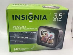 Insignia Infocast NS-DP8CH Nero 8" Internet Portatile Media Display Tablet NUOVO - Foto 1 di 3