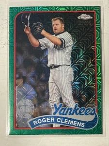 2024 Topps Update Roger Clemens Silver Pack Mojo Green Parallel /99 Yankees - Bild 1 von 2