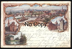 AK Aschaffenburg Unterfranken Mehrbildkarte gel.1901 - Bild 1 von 3