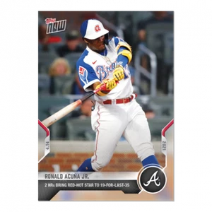 Ronald Acuña Jr. - 2021 MLB TOPPS NOW Card 78 - hottest hitter 2 HR game acuna - Picture 1 of 2