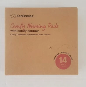 KeaBabies Cuscinetti Seno Infermieristici Biologici 3 Strati,14 Copricapezzoli Lavabili - Foto 1 di 6