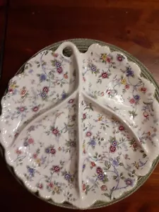 Tominaga Original China Serving Veggie Cracker Tray Andrea Sade - Picture 1 of 15