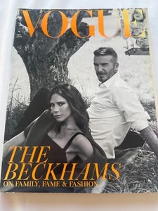 UK Vogue Magazine - David & Victoria Beckham Cover Issue - October 2018 - Imagen 1 de 7