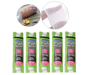 5 Sac Soluble Carpe PVA Mesh 37 mm. 5M Pour Peche Carpe - Photo 1/3