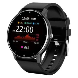 Reloj inteligente monitor de ritmo cardíaco presión arterial rastreador de fitness para iOS Android - Imagen 1 de 16