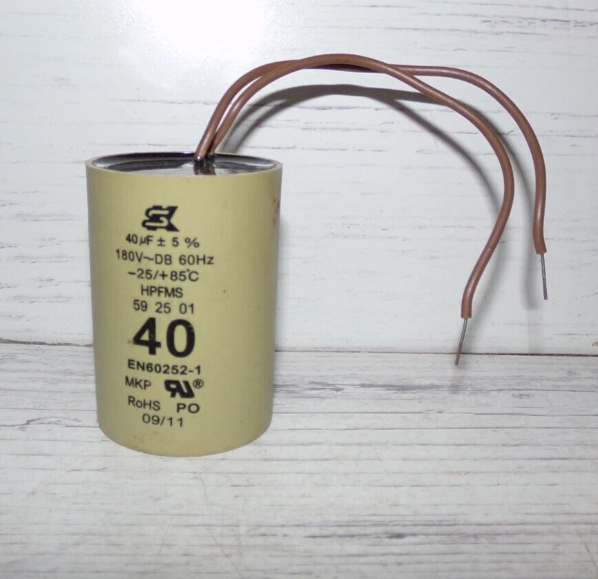 Nuevo condensador de arranque de motor en maceta Seika SK 40 uf 180 VAC para bomba Grundfos Foto 1 de 1