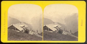 SUISSE, A.Braun STEREO -  Interlaken - Vue prise à la Schienigeplatte - c.1868 - Bild 1 von 1
