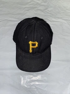 Vintage Pittsburgh Pirates Baseball Cap Mütze schwarz und gelb Sports Specialties - Bild 1 von 6