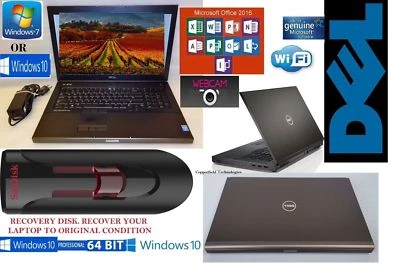 DELL-PRECISION-M4800-PORTÁTIL-INTEL-CORE-i5-2-50GHZ-8GB-RAM-500GB-Windows 7 pro Foto 1 de 4