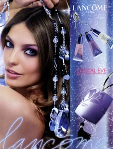 Lancome Daria Werbowy 2007 maquillaje revista anuncio Crystal Eve - Imagen 1 de 1