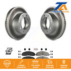 Front Coated Brake Rotor & Semi-Metallic Pad Kit For Ford F-250 Super Duty F-350