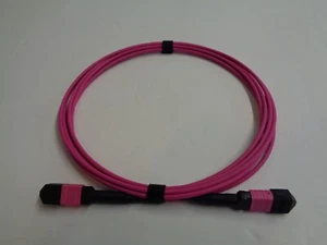 12-Faser MPO Buchse/Buchse OM4 Multimode Patchkabel - Typ A - 3 Meter - Bild 1 von 1
