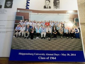 Shippensburg PA University College 1964 50th Reunion 2014 Yearbook & 8 X10 Photo - Picture 1 of 10