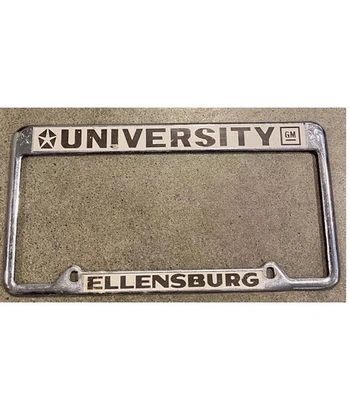 MARCO DE MATRÍCULA DE CAMIÓN GM VINTAGE AÑOS 70 CHEVROLET CROMADO WA GMC CHEVY Foto 1 de 3