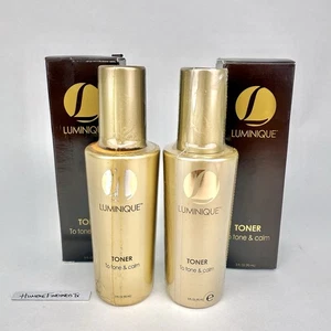 2x LUMINIQUE Toner 3oz Bottles Age Defying Pore Minimizing Refresher New In Box - Picture 1 of 12