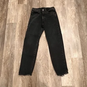 Abercrombie & Fitch Vintage Stretch 90’s Straight Black Pants 28x30 - Picture 1 of 11