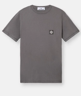 Camiseta Stone Island Gris. Logotipo de caja. Nuevo Talla S y XL Foto 1 de 4