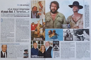 Italian Clipping Ausschnitt 2020 BUD SPENCER Maxi Unternehmen Terence Hill 3 SEITEN. - Bild 1 von 3