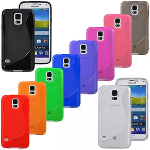 Samsung Galaxy S5 i9600 G900 TPU Silikon Case Schutz Cover Schale Hülle Tasche - Bild 1 von 11