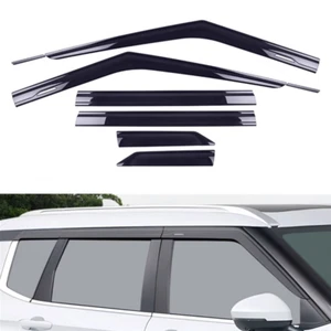 For Outlander PHEV 22-20223 24 2025 Window Visor Sun Rain Deflector Guard Black - Picture 1 of 11