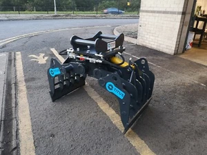 6-8 Ton Hydraulic Twin Ram Selector Grab For Excavator - Picture 1 of 12