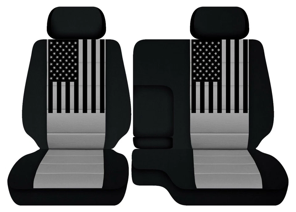 Fundas de asiento para Toyota T100 1993 a 1998 diseño bandera americana banco 60/40 Foto 1 de 1
