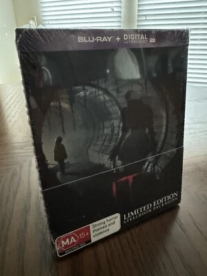 IT 4k Blu-ray Limited Edition Steelbook Exclusive 2017 Stephen King New Sealed!! - Image 1 of 3