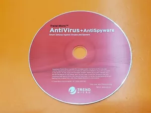 ⭐️⭐️⭐️⭐️⭐️ Trend Micro Anti Virus + Anti Spyware Disc Only No Case - Picture 1 of 2
