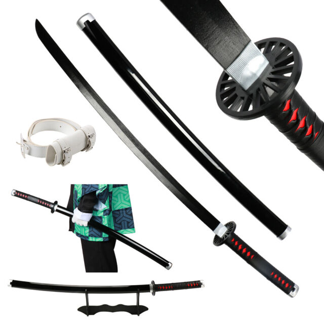 Elervino Bamboo Roronoa Zoro Sword Cosplay with Belt Holder, 41 inches,  Yama Enma Sword