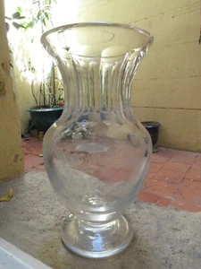Gorgeous French crystal baluster vase Saint Louis Massenet rococo st (ety) - Picture 1 of 11